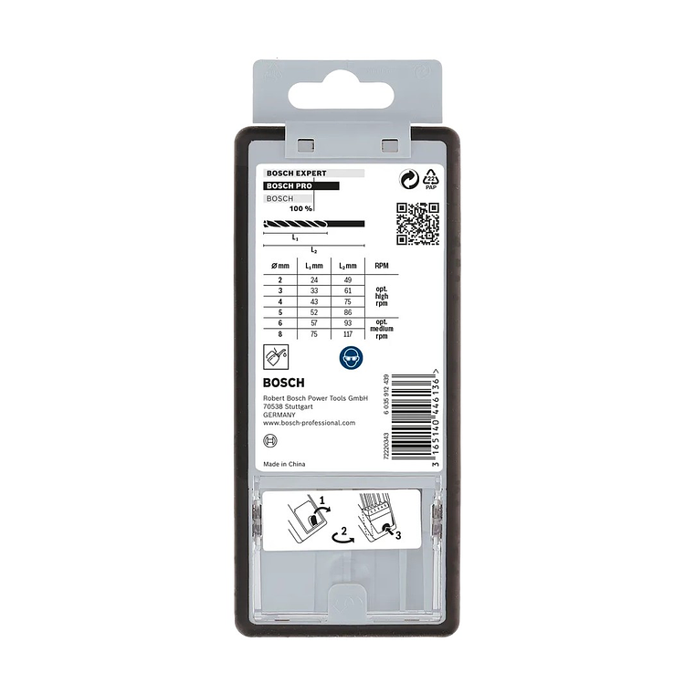 Conjunto de brocas para metal PRO Metal HSS-G (6 unids) BOSCH  5