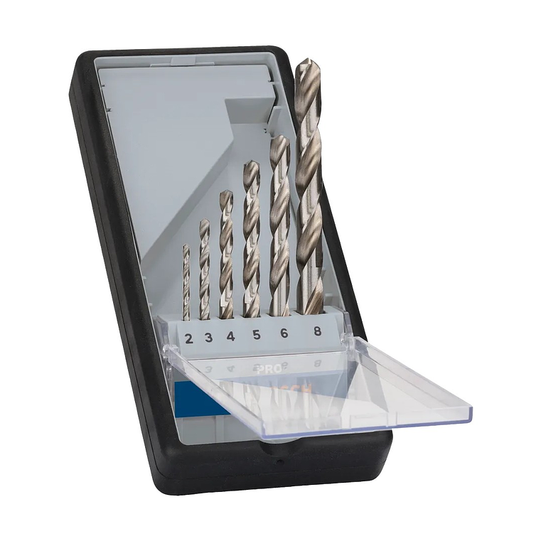 Conjunto de brocas para metal PRO Metal HSS-G (6 unids) BOSCH  1