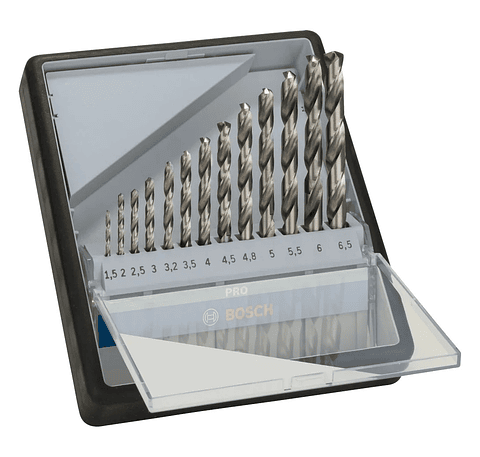 Conjunto de brocas para metal PRO Metal HSS-G (13 unids) BOSCH 