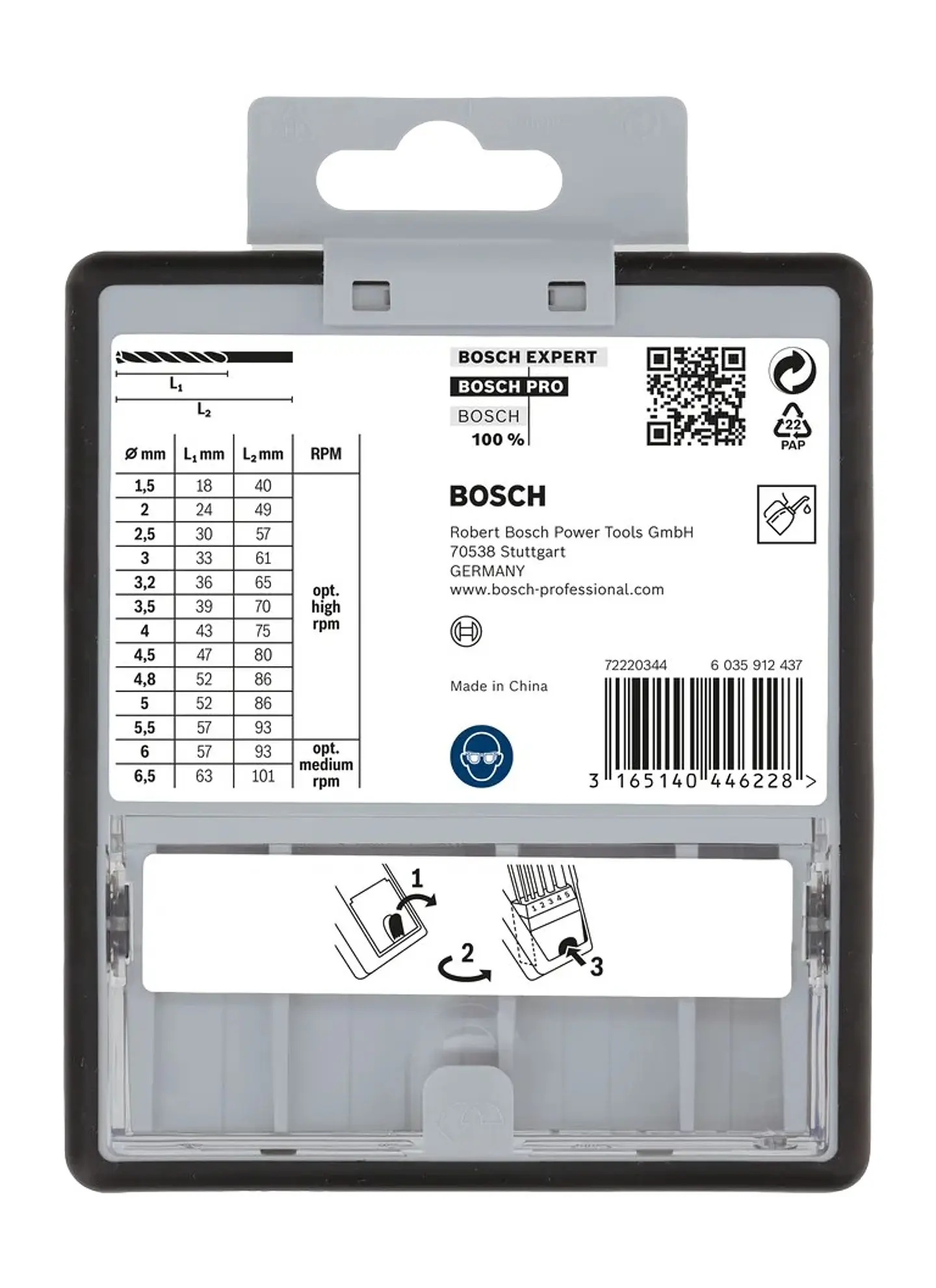 Conjunto de brocas para metal PRO Metal HSS-G (13 unids) BOSCH  4