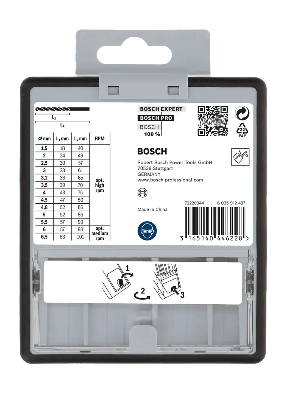 Conjunto de brocas para metal PRO Metal HSS-G (13 unids) BOSCH  4