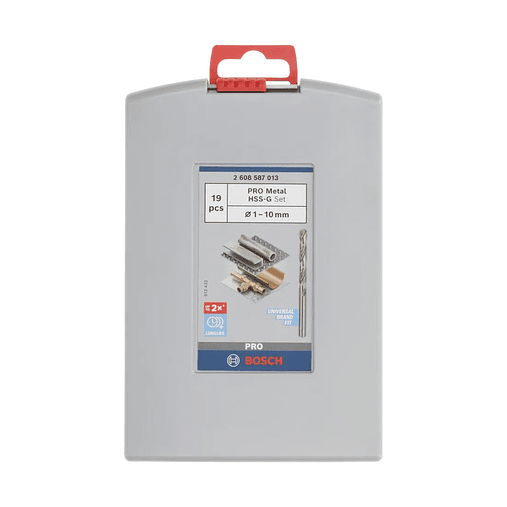 Conjunto de brocas para metal PRO Metal HSS-G (19 unids) BOSCH 3