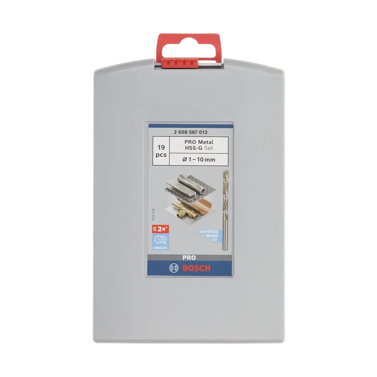 Conjunto de brocas para metal PRO Metal HSS-G (19 unids) BOSCH 3