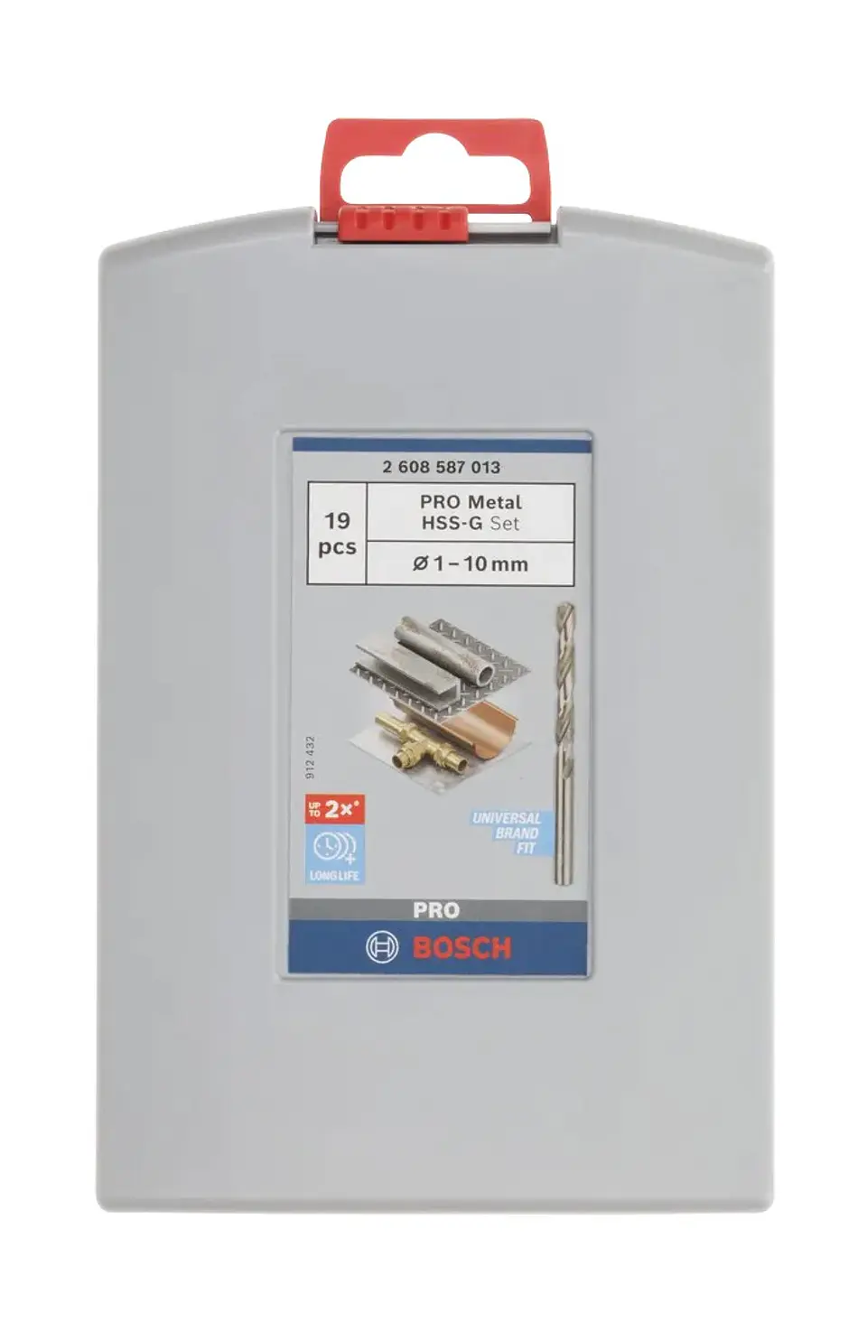 Conjunto de brocas para metal PRO Metal HSS-G (19 unids) BOSCH 3