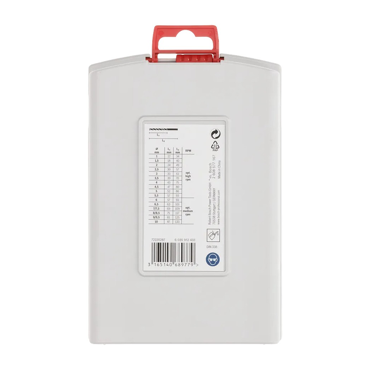 Conjunto de brocas para metal PRO Metal HSS-G (19 unids) BOSCH 5