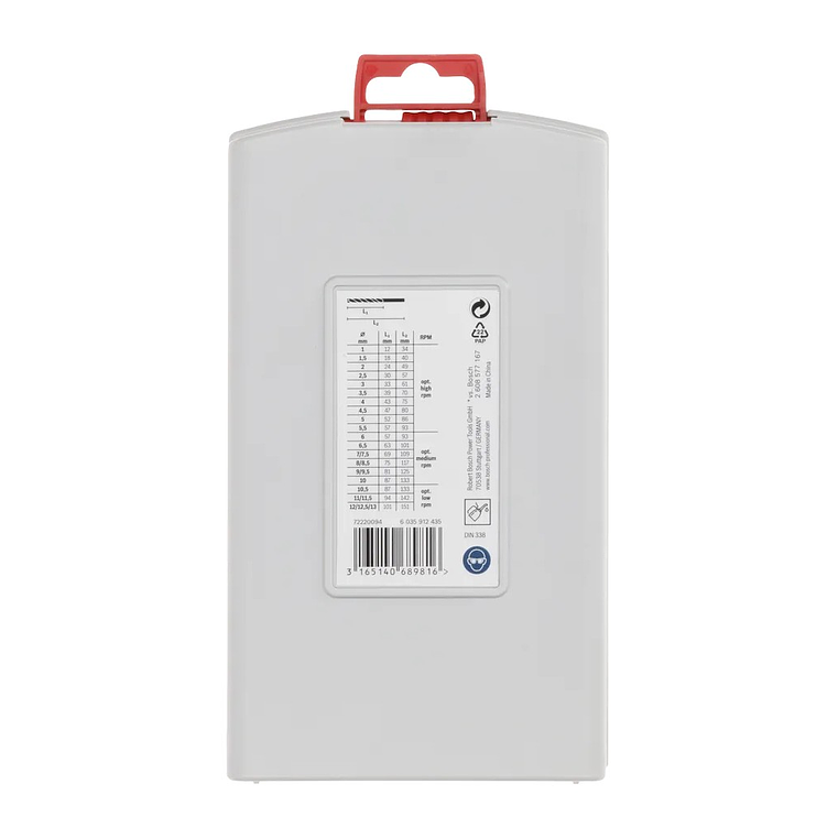 Conjunto de brocas para metal PRO Metal HSS-G (25 unids) BOSCH 5