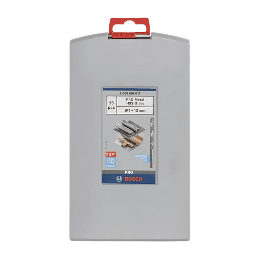 Conjunto de brocas para metal PRO Metal HSS-G (25 unids) BOSCH 4