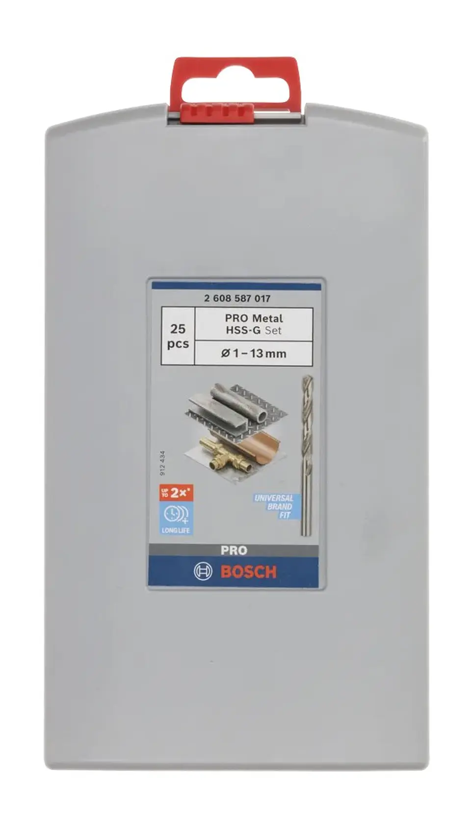 Conjunto de brocas para metal PRO Metal HSS-G (25 unids) BOSCH 4
