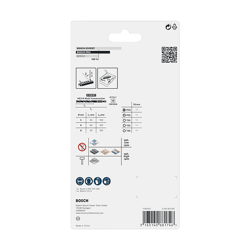 PRO Impact Mixed Set (8 unids) BOSCH  4