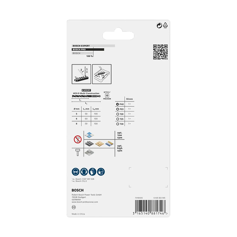 PRO Impact Mixed Set (8 unids) BOSCH  4
