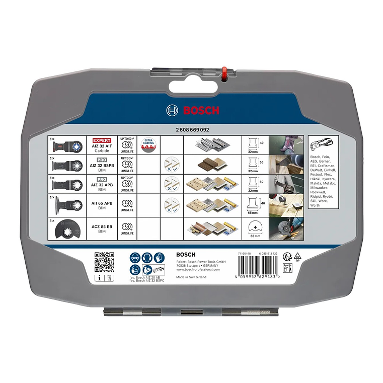 Conjunto de corte (5 unids) BOSCH  3