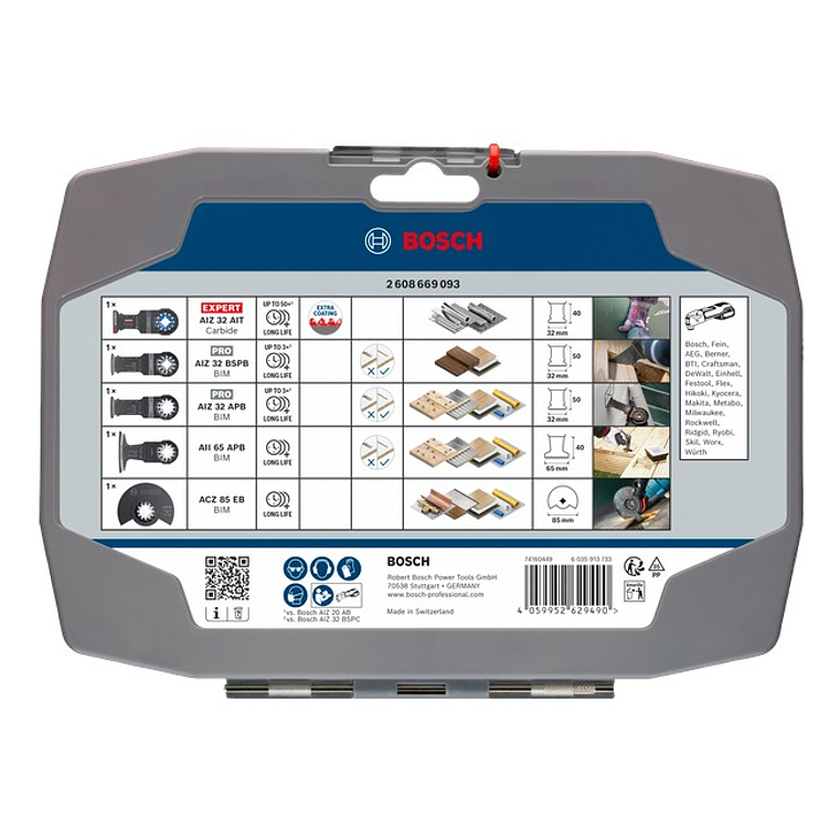 Conjunto de corte (5 unids) BOSCH  4