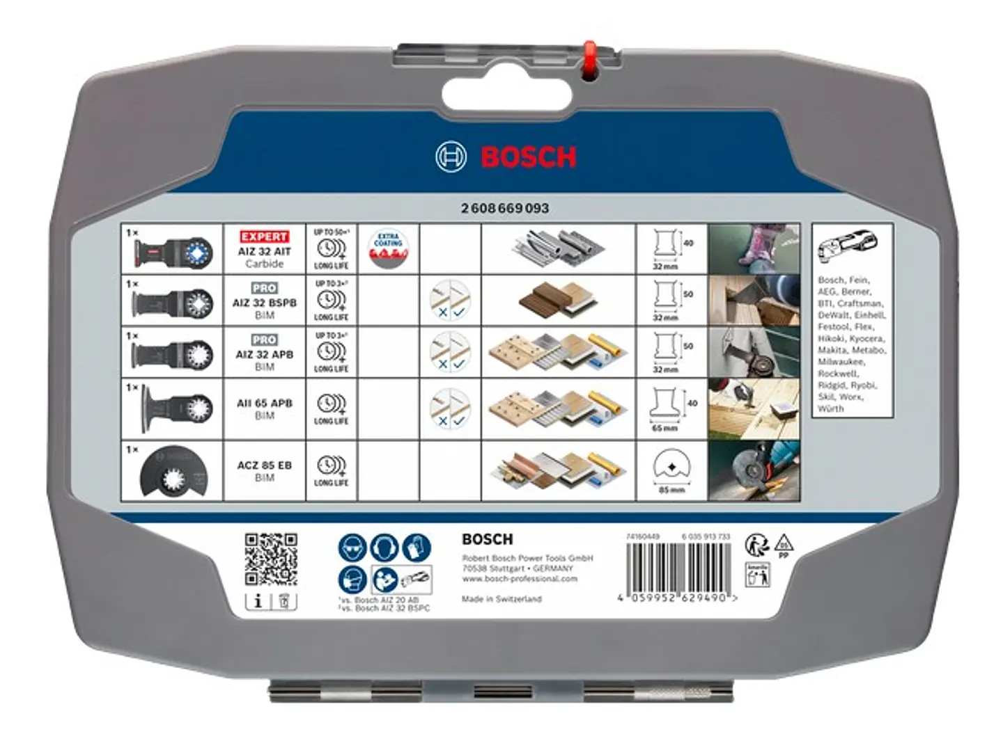 Conjunto de corte (5 unids) BOSCH  4