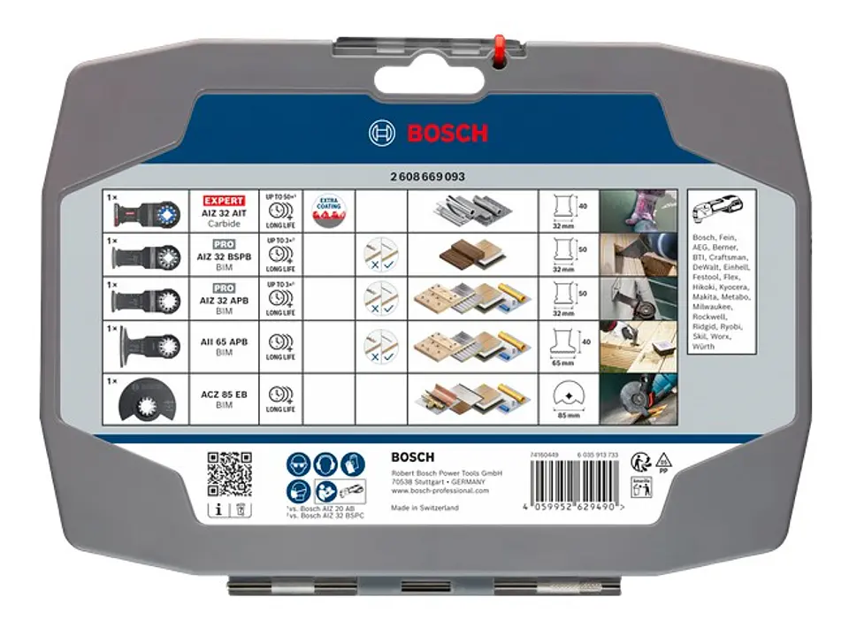 Conjunto de corte (5 unids) BOSCH  4