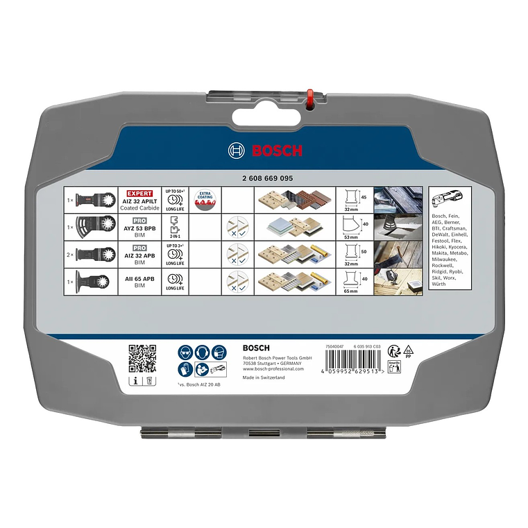 Conjunto para eletricistas e gesso-cartonado (5 unids) BOSCH  3