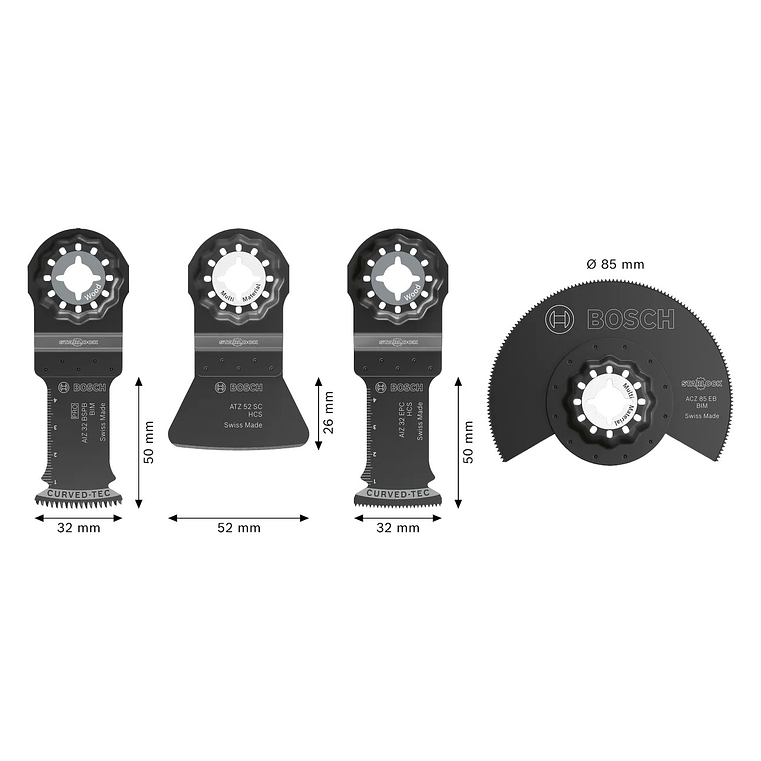 Conjunto de pavimentos e acessórios (4 unids) BOSCH  2