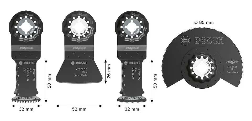 Conjunto de pavimentos e acessórios (4 unids) BOSCH  2