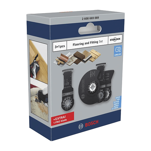 Conjunto de pavimentos e acessórios (4 unids) BOSCH  3