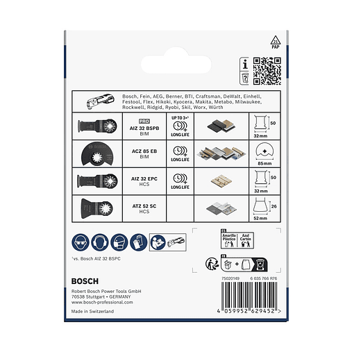 Conjunto de pavimentos e acessórios (4 unids) BOSCH  4