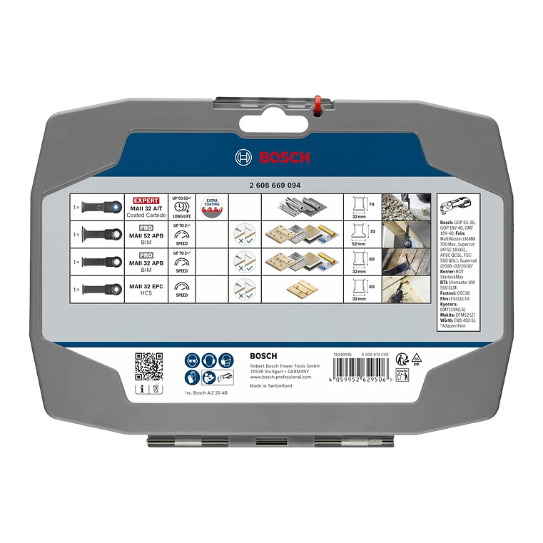 Conjunto Best of Heavy Duty (4 unids) BOSCH  5