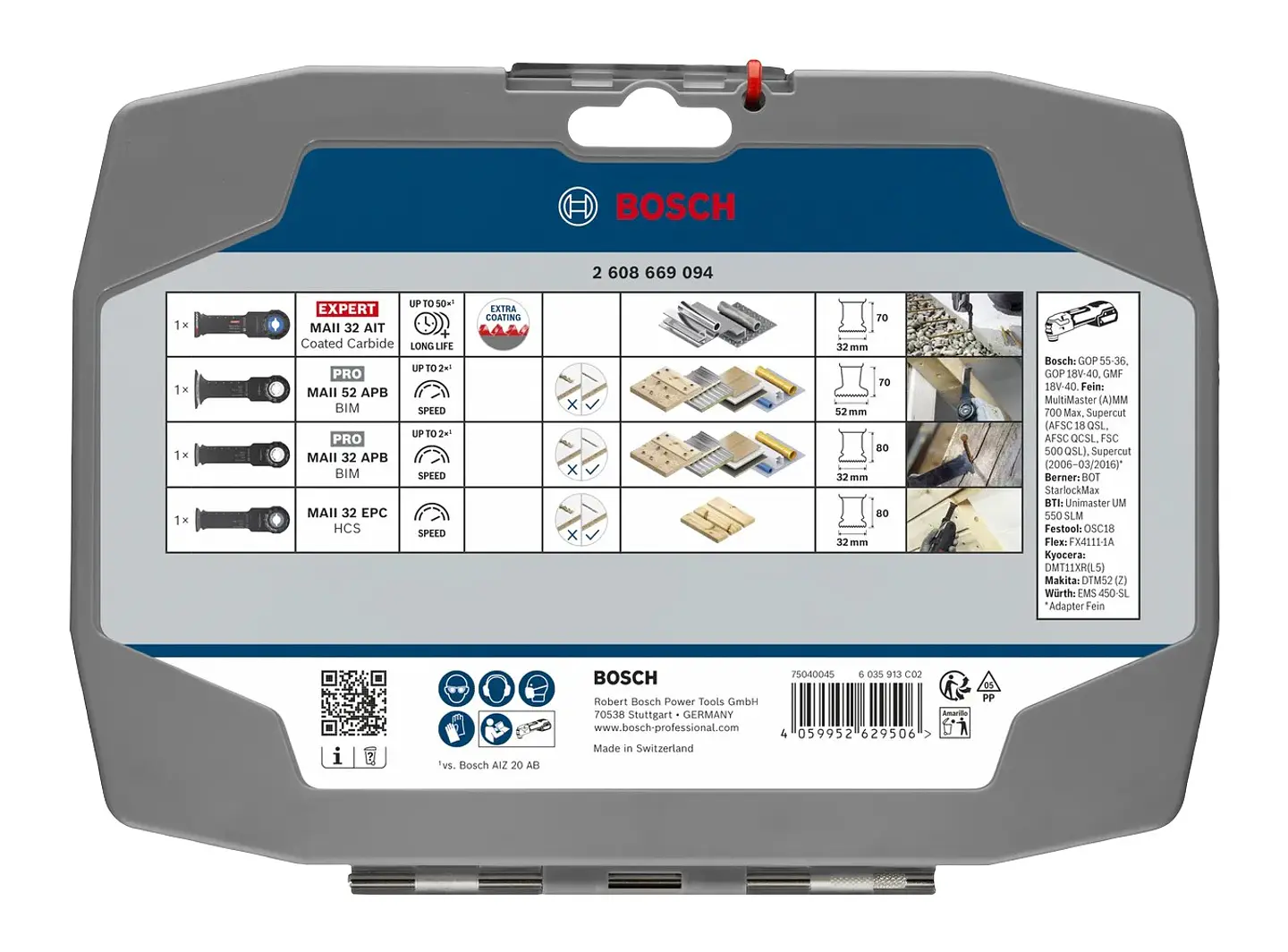 Conjunto Best of Heavy Duty (4 unids) BOSCH  5