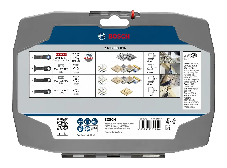 Conjunto Best of Heavy Duty (4 unids) BOSCH  5