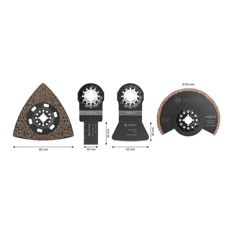 Conjunto para ladrilhos (4 unids) BOSCH  4