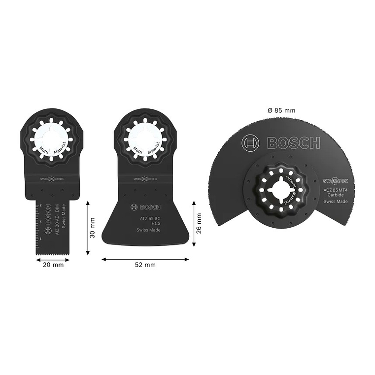 Conjunto para ladrilhos (3 unids) BOSCH  2