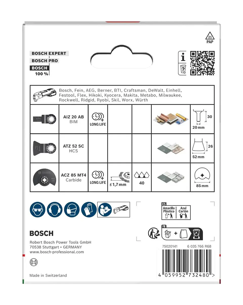 Conjunto para ladrilhos (3 unids) BOSCH  4