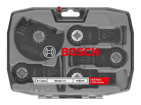 Conjunto para madeira (7 unids) BOSCH 