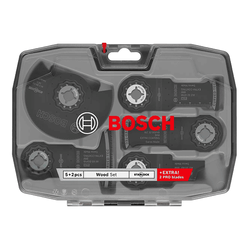 Conjunto para madeira (7 unids) BOSCH  2