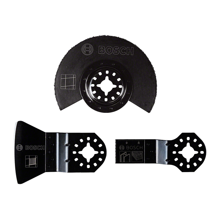 Conjunto básico para azulejo, para multiferramentas, 3 peças BOSCH  1