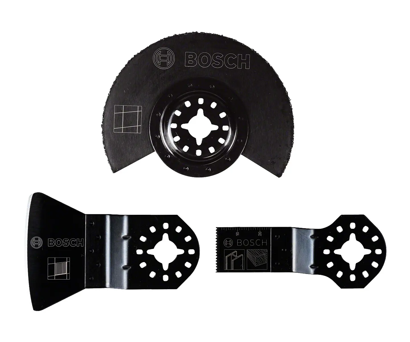 Conjunto básico para azulejo, para multiferramentas, 3 peças BOSCH  1