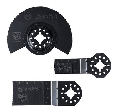 Conjunto 3 Peças para madeira para multifunções BOSCH