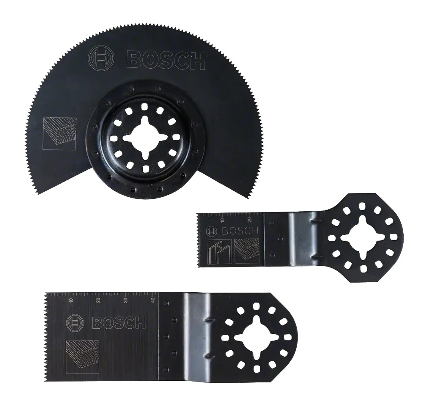 Conjunto 3 Peças para madeira para multifunções BOSCH 1