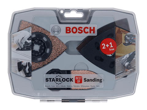 Conjunto Starlock Best of Sanding, 6 peças BOSCH 