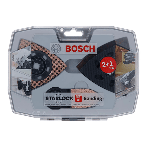 Conjunto Starlock Best of Sanding, 6 peças BOSCH  1