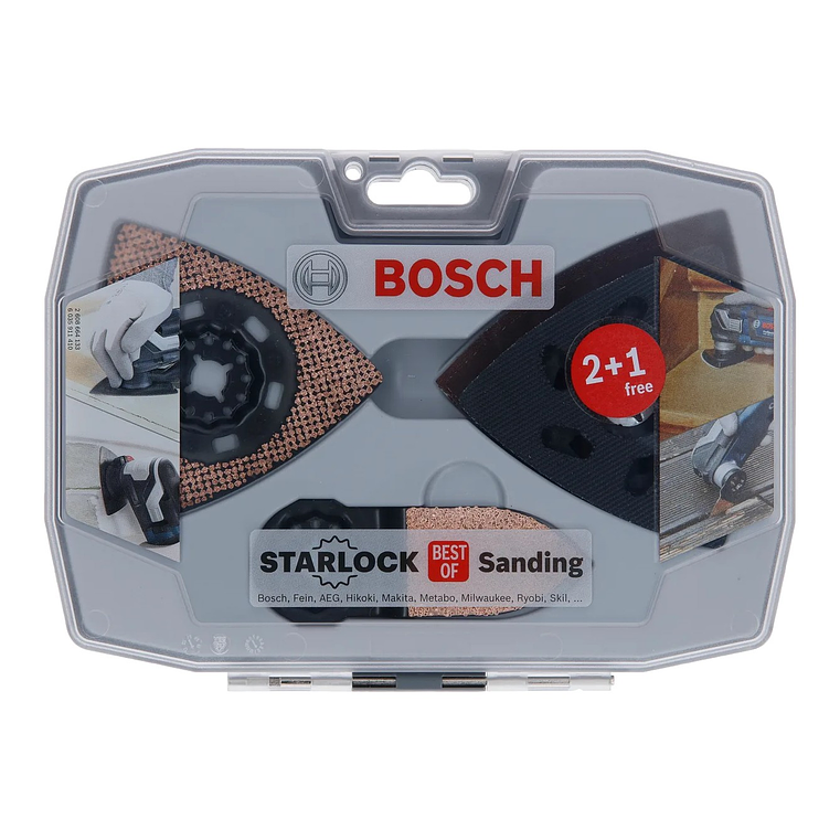 Conjunto Starlock Best of Sanding, 6 peças BOSCH  1