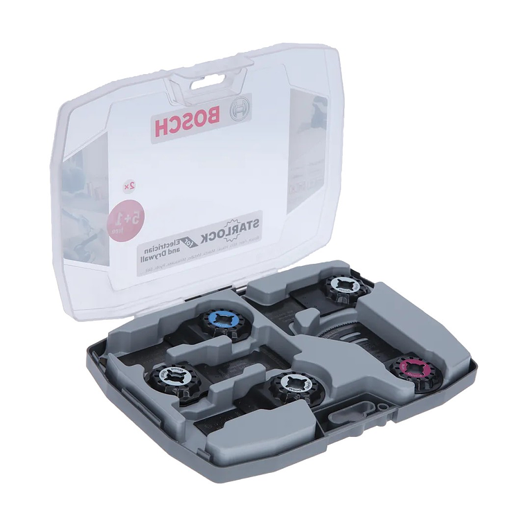 Conjunto para eletricista e trabalhos em cartão-gesso, para multiferramentas, 6 peças BOSCH  1