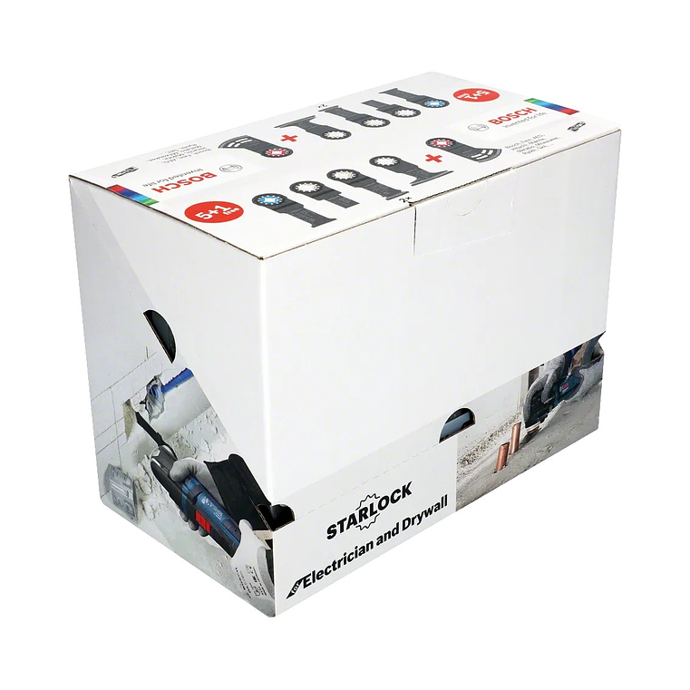 Conjunto para eletricista e trabalhos em cartão-gesso, para multiferramentas, 6 peças BOSCH  2