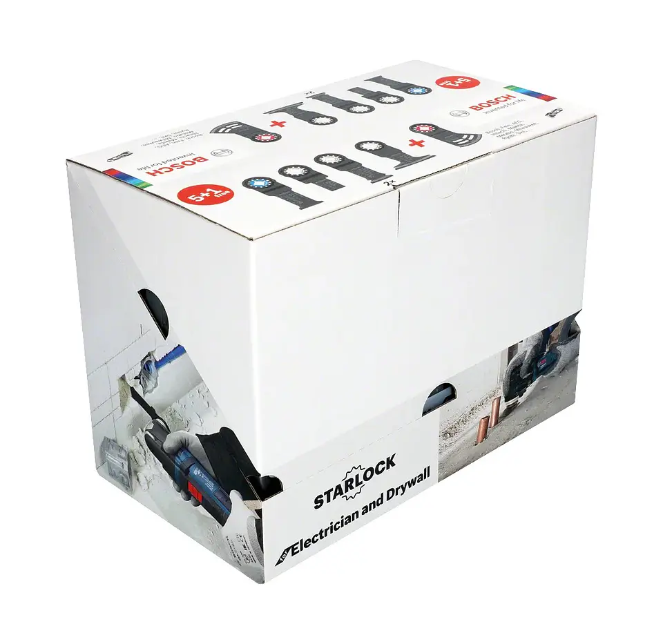 Conjunto para eletricista e trabalhos em cartão-gesso, para multiferramentas, 6 peças BOSCH  2