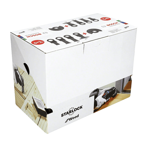 Conjunto para madeira, para multiferramentas, 7 peças BOSCH  2