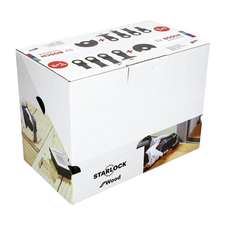 Conjunto para madeira, para multiferramentas, 7 peças BOSCH  2