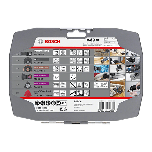Conjunto para renovação, para multiferramentas, 8 peças BOSCH  3