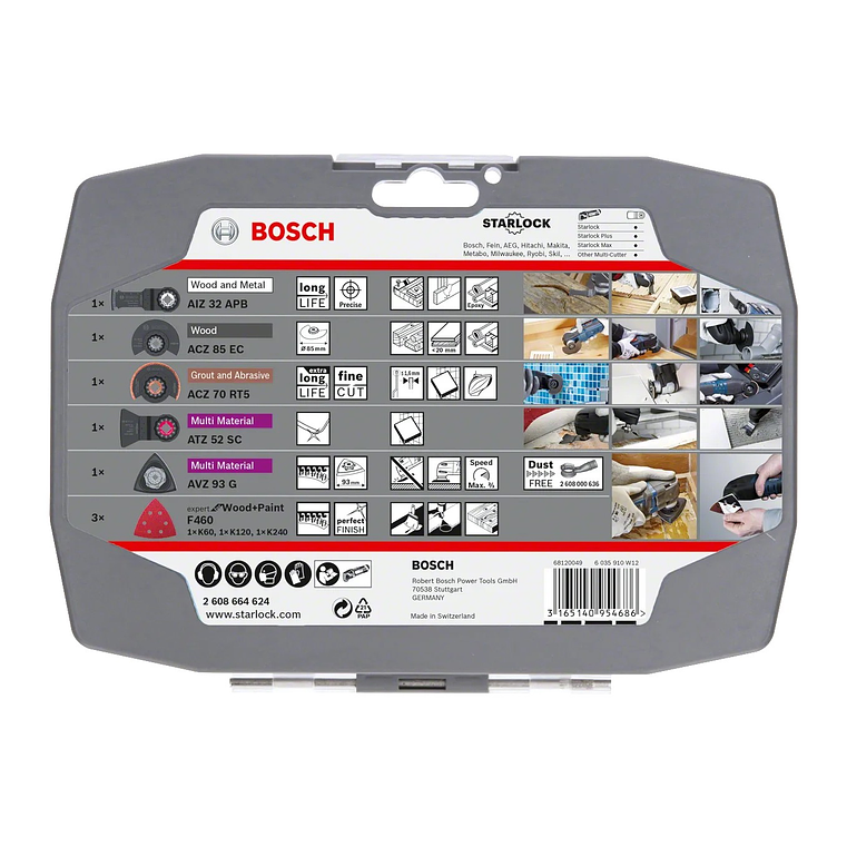 Conjunto para renovação, para multiferramentas, 8 peças BOSCH  3