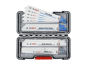 Conj. lâm. serra sabre, madeira/metal, Tough Box, 20 p. BOSCH 