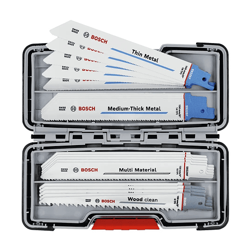 Conj. lâm. serra sabre, madeira/metal, Tough Box, 20 p. BOSCH  1