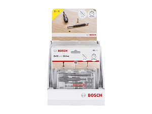 Conjunto de pontas de aparafusadora e brocas para metal em HSS Extra Hard, 20 unidades BOSCH 