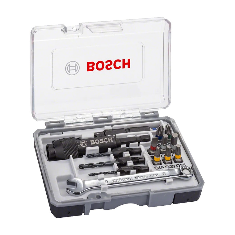 Conjunto de pontas de aparafusadora e brocas para metal em HSS Extra Hard, 20 unidades BOSCH  1