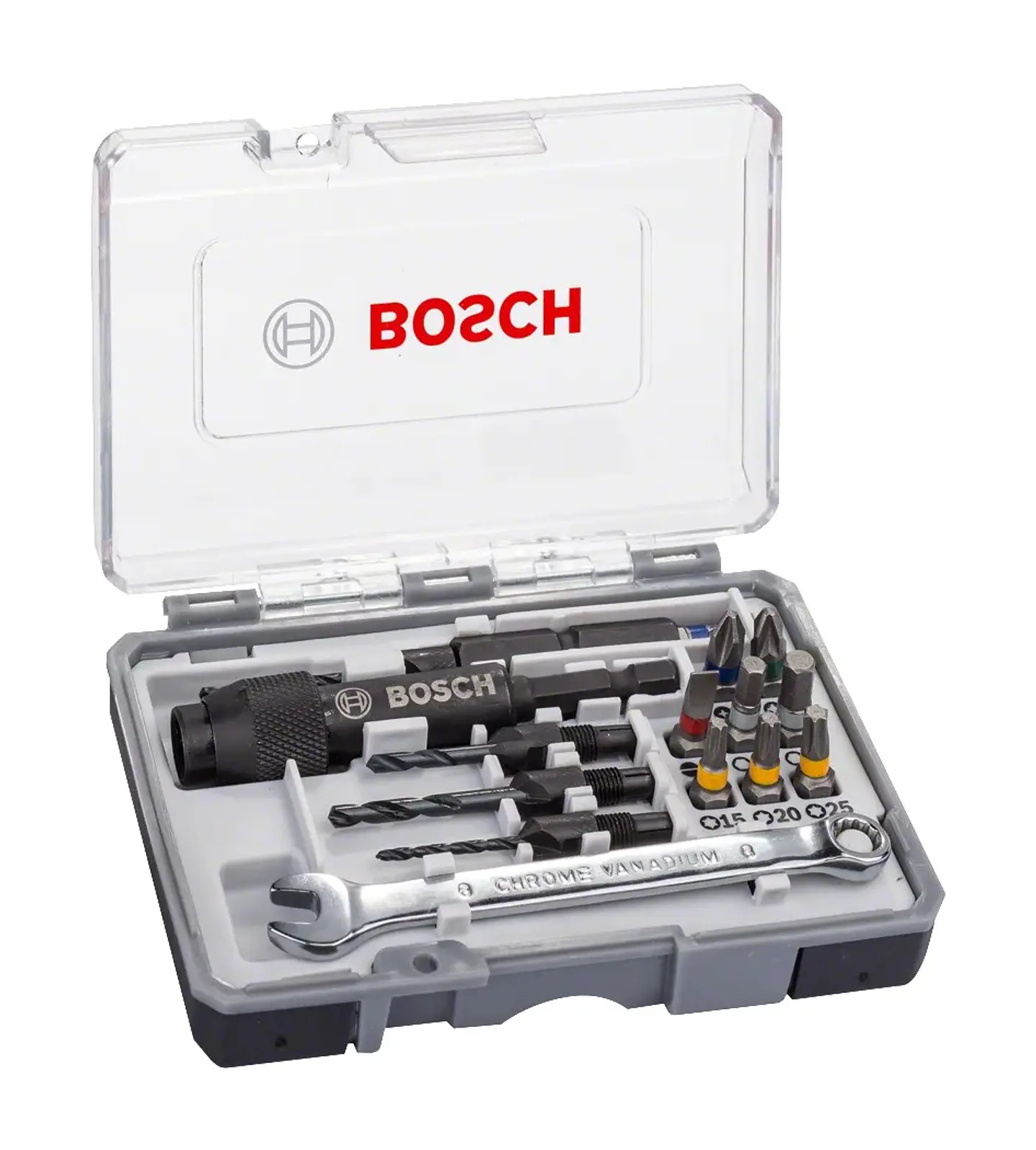 Conjunto de pontas de aparafusadora e brocas para metal em HSS Extra Hard, 20 unidades BOSCH  1